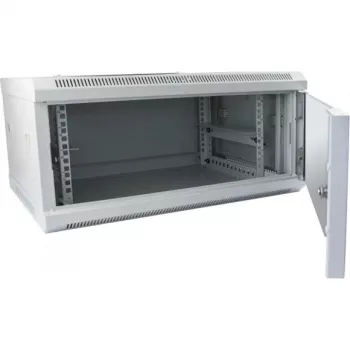 Pie sienas stiprināmais statīvs ALLNET ALL-SMC6412GRAU 12U, 50 kg ietilpība, atslēgas slēdzene, pelēks