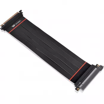 Iekšējais strāvas kabelis THERMALTAKE AC-058-CO1OTN-C1, PCI-E x16 (Gen4) vīr. – siev., 0,3 m, melns