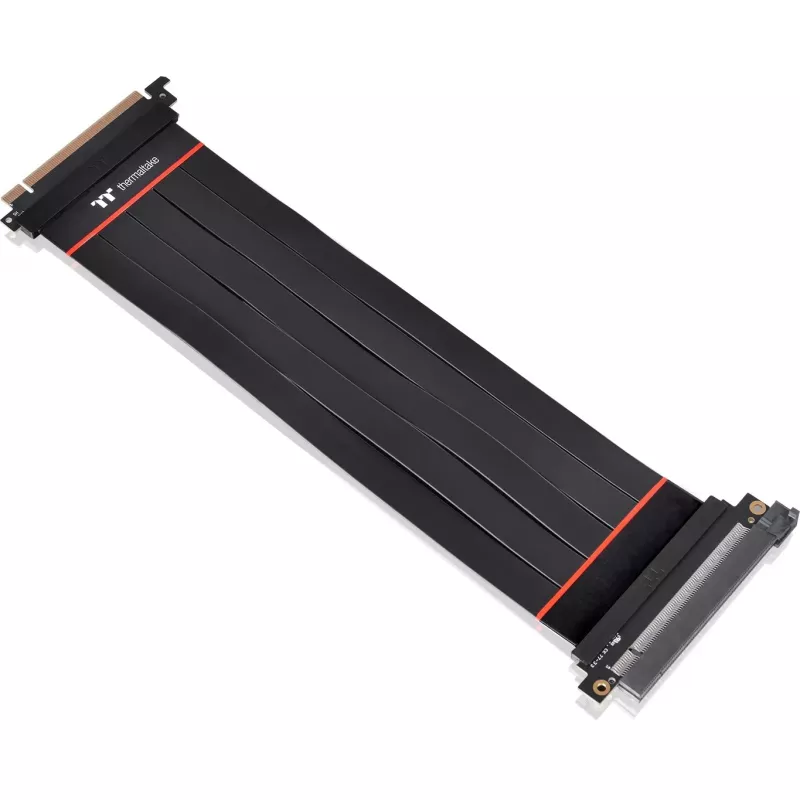 Iekšējais strāvas kabelis THERMALTAKE AC-058-CO1OTN-C1, PCI-E x16 (Gen4) vīr. – siev., 0,3 m, melns