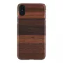 Viedtālruņa maciņš man and wood iPhone X/XS — fango melns