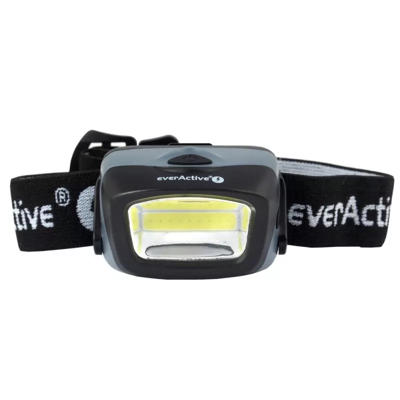 Galvas lukturītis everActive HL-150, galvas lampa, 150 lm, 3 W, IPX4, 3×AAA, melns