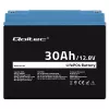 Uzlādējama LiFePO4 baterija QOLTEC 12.8V 30Ah 384Wh ar BMS