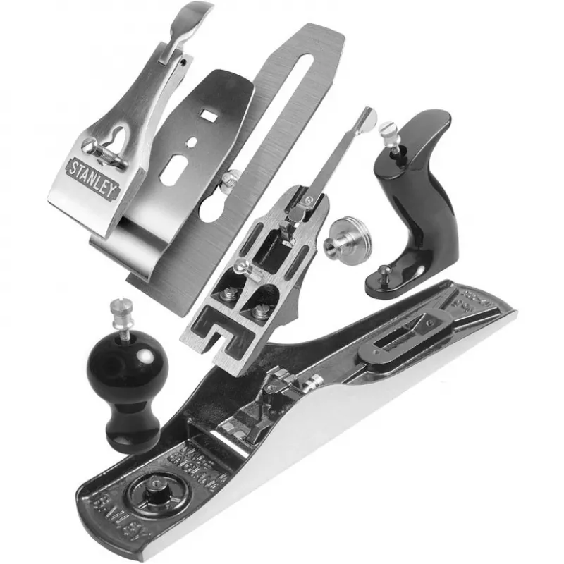 Jack Planer Stanley BAILEY Professional Chrome Steel Melns 5 cm