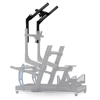 Next Level Racing | GTElite Direct Mount Overhead Monitor Add-On | Līdz 32 collām | Melns