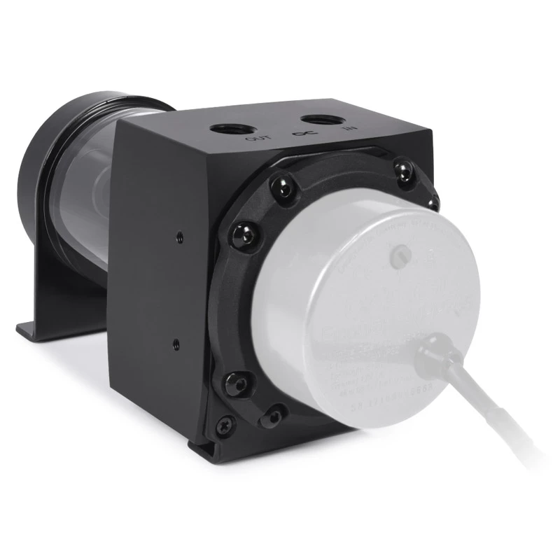 Alphacool Core rezervuārs (Aquatuning GmbH 1022162) – acetāla/akrila, melns/caurspīdīgs, 76,5 mm