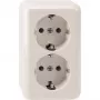 Kontaktligzda CEE 7/3 Merten MEG2421-8719 Balta