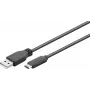 Wentronic 55469 USB kabelis melns