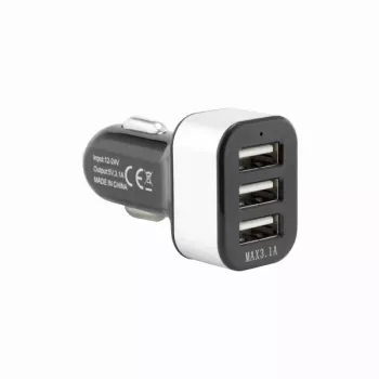 Sbox automašīnas lādētājs CC-331B 3.1A melns/pelēks