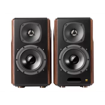 Skaļrunis Edifier S2000MKIII 2.0, 130 W RMS, vadu un bezvadu savienojums, melns/koka krāsā