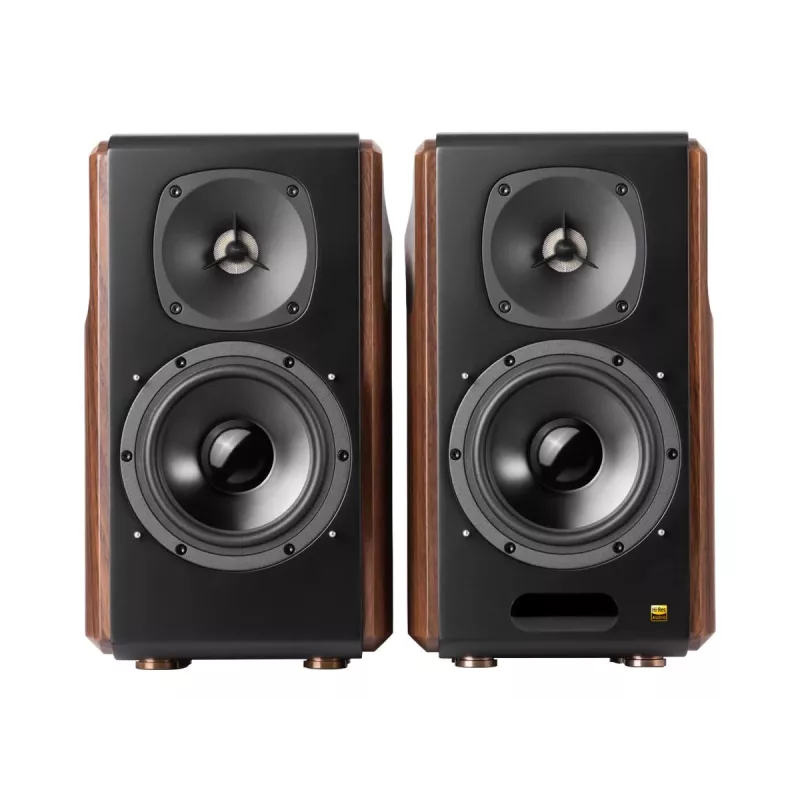 Skaļrunis Edifier S2000MKIII 2.0, 130 W RMS, vadu un bezvadu savienojums, melns/koka krāsā