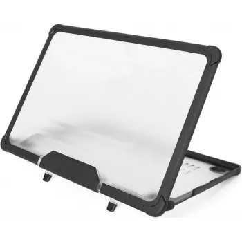 honju FIT Kickstand Case | Apple MacBook Air 15 (M2 2023) | melns/caurspīdīgs | vairumā | 62608 (62608)