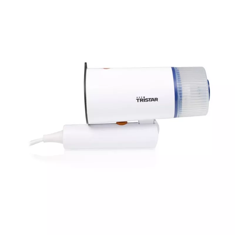 Rokas drēbju tvaicētājs Tristar ST-8960 — 1200 W, 0,11 L tvertne, 20 g/min tvaika plūsma, salokāms rokturis, balts