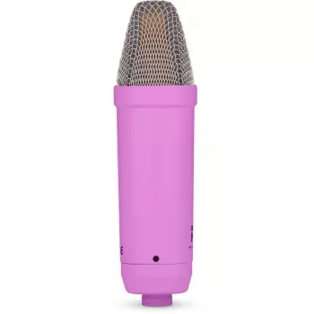 NT1 Signature + XLR kabelis + galda studijas statīvs, mikrofons ceriņkrāsā, komplekts