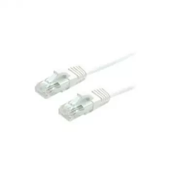 VALUE - komutācijas kabelis - RJ-45 (V) uz RJ-45 (V) - 1,5 m - UTP - CAT 6a - liešanas formēts - Balts, RAL 9003 (21.99.1486)
