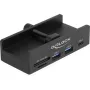 DeLOCK 64263 USB centrmezgls Type-A 5000 Mbit/s melns