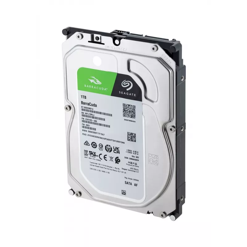 Seagate Barracuda ST1000DM014 iekšējais cietais disks 1 TB 7200 RPM 256 MB 3.5 collu Serial ATA III