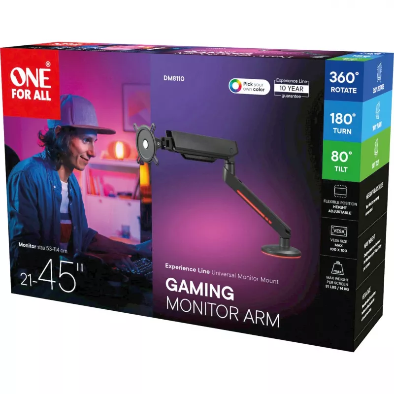 One For All DM8110 Experience-line VESA stiprinājuma komplekts LCD displejam 21-45 RGB