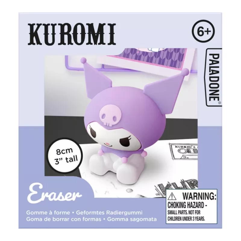 Dzēšgumija Paladone Kuromi chunky novelty eraser PP14533KUR, figūrveida gumija, kolekcionējams izmērs