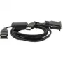 VM SĒRIJAS USB Y KABELIS - USB/USB1 PORTS UZ USB A TIPA SPRAUDNI 6 PĒDAS (1,8 m) RESORDEKLIS UN USB A TIPA LIGZDA 0,5 PĒDAS (0,15 m) KLIENTS