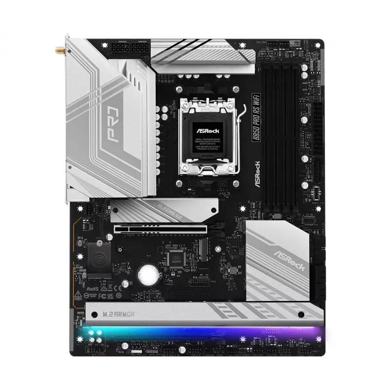 ASRock B850 Pro RS WiFi AM5 ATX mātesplate