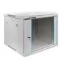 Plaukta skapis QOLTEC 19 collu 9U 600x500x600 pie sienas vai grīdas stiprināms servera korpuss