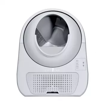 Pašattīroša kaķu tualete Catlink Scooper Young, pelēka — 13 L, 600×580 mm, 12 V adapteris