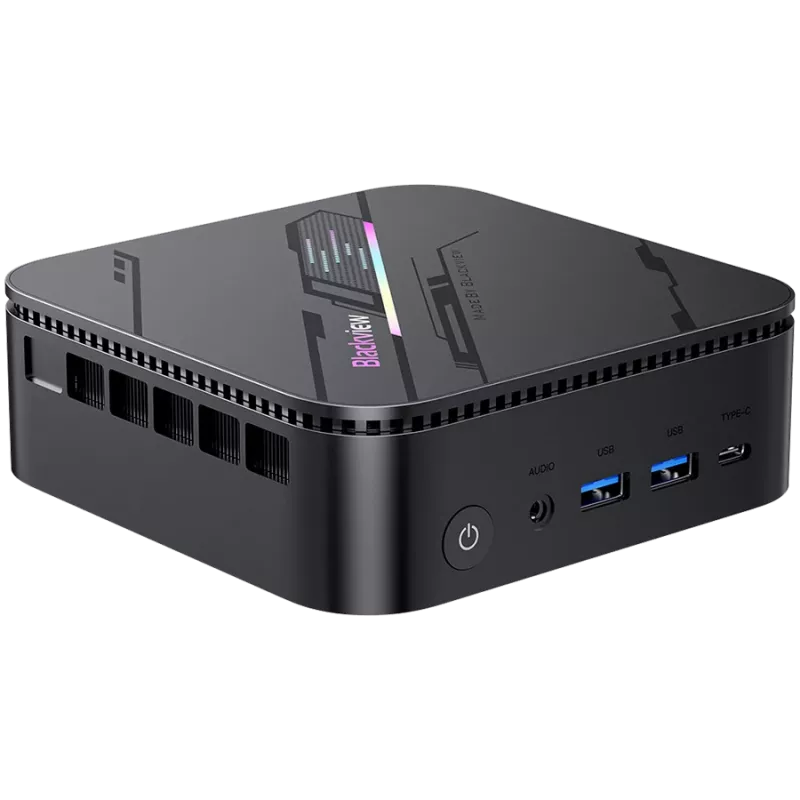 Mini PC Melnsview MP100 Pro I5-12450H 16GB 1TB W11 PRO Melns
