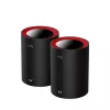 Cudy M3000 2-Pack Dual-band (2.4 GHz / 5 GHz) Wi-Fi 6 (802.11ax) Melns, Sarkans 1 Iekšējā