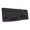 K120 vadu tastatūra, vadu, USB, QWERTZ, melna