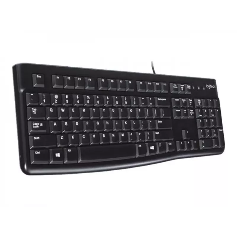 K120 vadu tastatūra, vadu, USB, QWERTZ, melna
