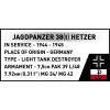 Cobi Blocks Jagdpanzer 38t Brave konstrukciju komplekts, 731 detaļas