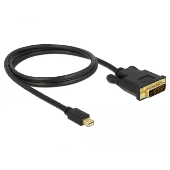 Video kabeļa adapteris DeLOCK 83988 Mini DisplayPort uz DVI-D 1m