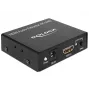 HDMI stereo / 5.1 kanālu audio ekstraktors 4K, adapteris melns