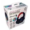 Rebeltec stereo austiņas ar mikrofonu SHARK — vadu uzliekamais dizains