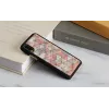 Aizsargājošs viedtālruņa maciņš iKins iPhone XS / iPhone X, rombveida raksts, melns