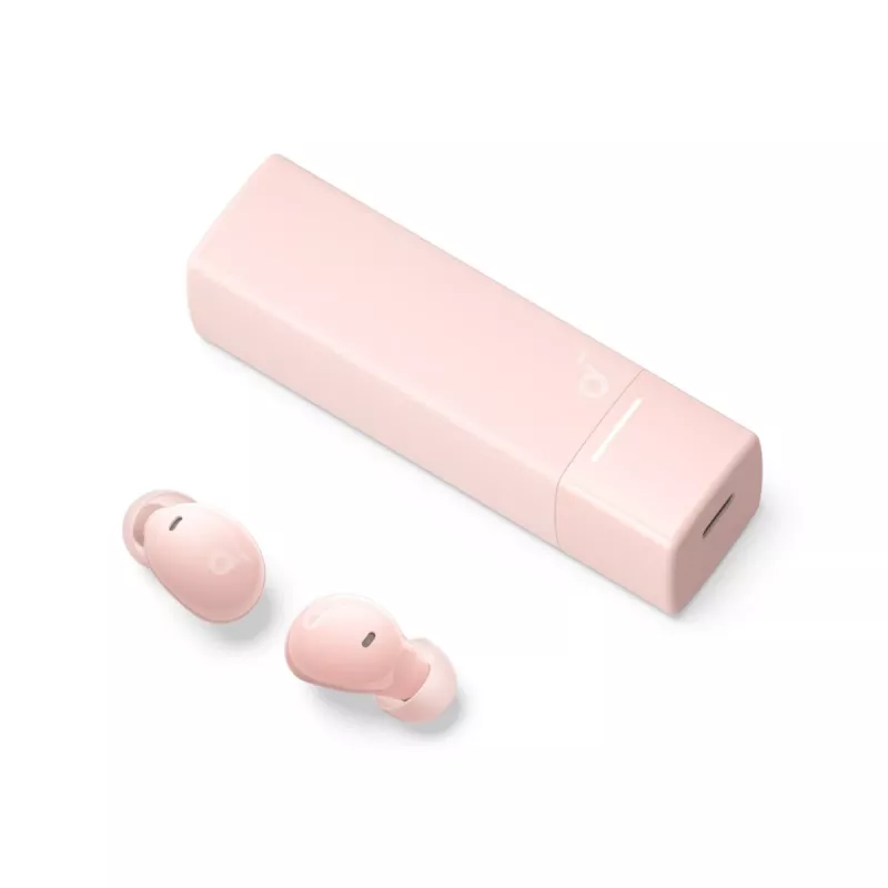 Bezvadu ievietojamās austiņas Anker A30i — Bluetooth, intraaurālas, rozā, zvaniem, mūzikai un sportam