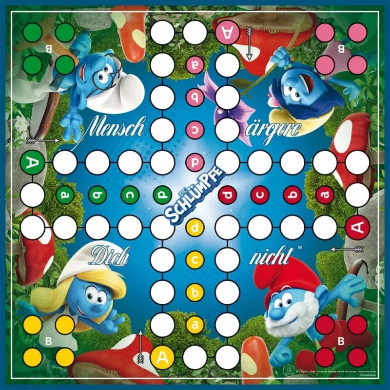 Schmidt Spiele The Smurfs Classic Ludo galda spēle