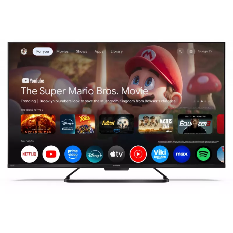 Ostry TV | 43HR7265E | 43 | Smart TV | Melns