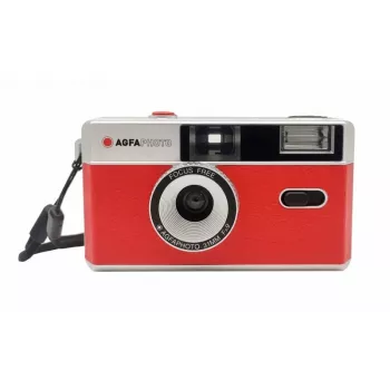 AgfaPhoto 603001 Filmu kamera Kompakta filma kamera 35 mm Sarkana - Sudraba (603001)