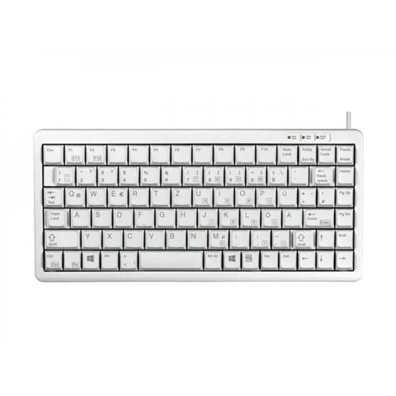 CHERRY Compact , Combo (USB + PS/2) tastatūra Office USB + PS/2 QWERTY Pelēka