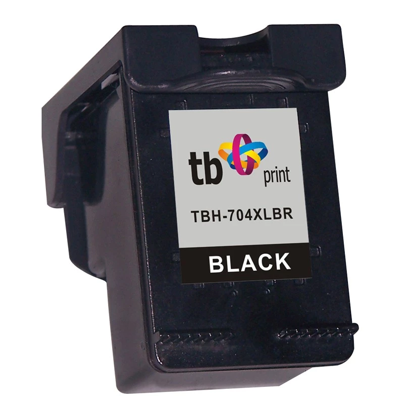 Ink paredzēta HP DJ IA 2060 Melns pārstrādāta XL TBH-704XLBR (HP No. 704 CN692AE)