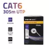 Patchcord UTP kabelis QOLTEC 50359 RJ45 CAT6 305m Zils