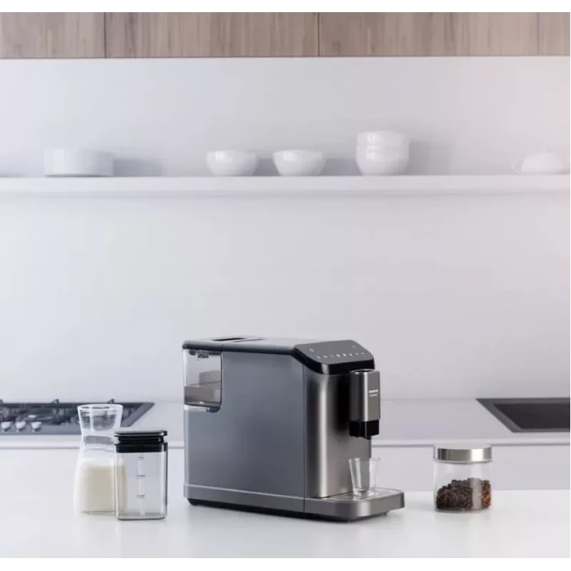 Espresso automāts Taurus Accento Latte, pilnībā automātisks, iebūvēta dzirnaviņa, 1,5 L ūdens tvertne, kafijas pupiņu ievade