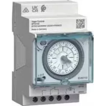 Hager elektromehāniskais taimera slēdzis EHN110 bez jaudas rezerves dienas taimeris 1W 16A 1 (EHN110)