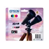Epson 502 XL tintes kasetne 4 gab. oriģināla lielas ietilpības (XL) melna, zila, fuksīna, dzeltena