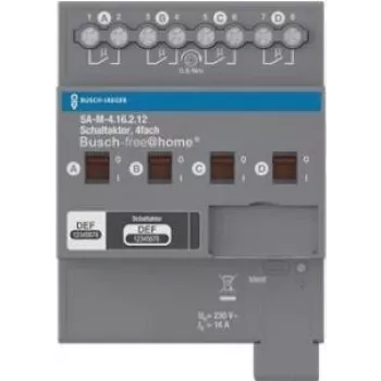 BUSCH-JAEGER SA-M-4.16.2.12 komutācijas izpildmehānisms, 4 virzienu, 16 A, REG (2CDG510025R0021)