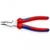 Knipex 08 25 185 kombinētās knaibles ar smailiem žokļiem