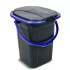 Atkritumu tvertne Greenblue GB320BB Melni Zila Plastmasa 19L