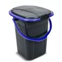 Atkritumu tvertne Greenblue GB320BB Melni Zila Plastmasa 19L