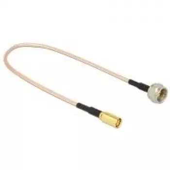 Koaksiālais kabelis DeLOCK 0.25m F/SMB RG-316 Melns